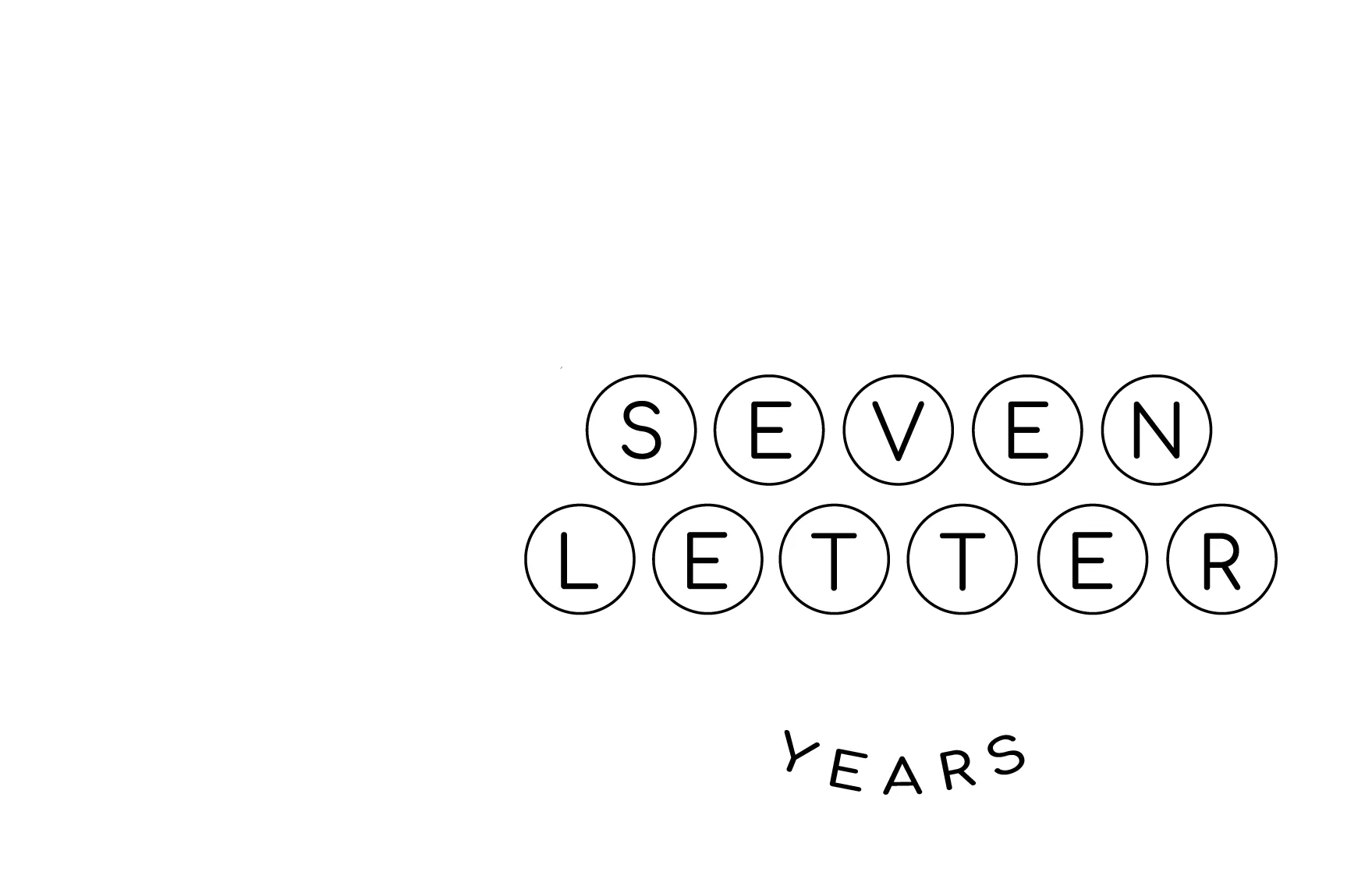 Seven Letter 20th Anniversary